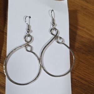 Elegant Silver Hoop Earrings